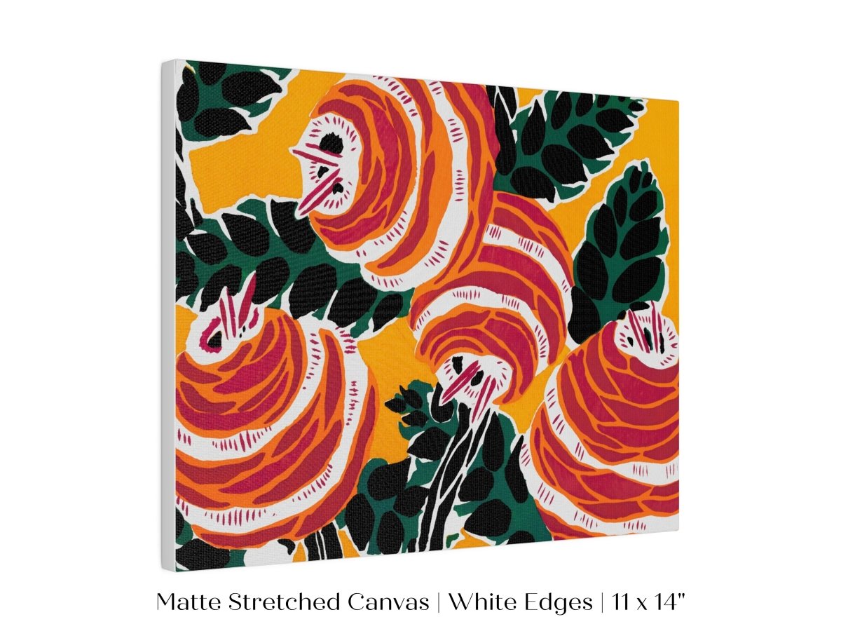 Art Nouveau Floral Stencil Print | Emile - Alain Séguy | P236 - Single Art Prints - Piccolo Fiore Prints