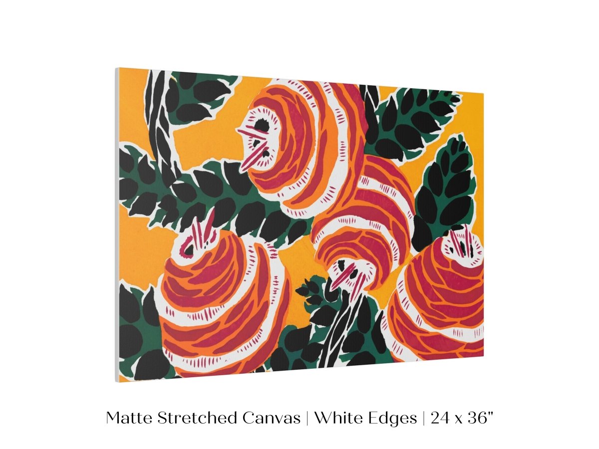 Art Nouveau Floral Stencil Print | Emile - Alain Séguy | P236 - Single Art Prints - Piccolo Fiore Prints