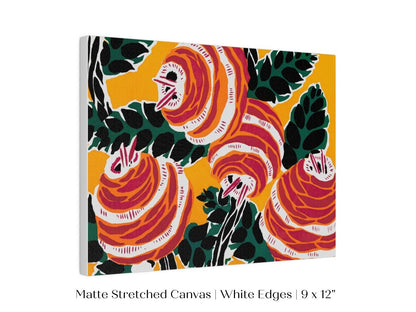 Art Nouveau Floral Stencil Print | Emile - Alain Séguy | P236 - Single Art Prints - Piccolo Fiore Prints