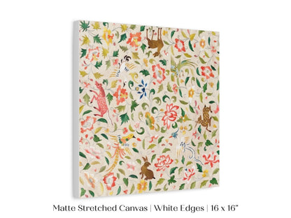 Asian Wildlife | Textile Art Print | P137 - Single Square Art Prints - Piccolo Fiore Prints