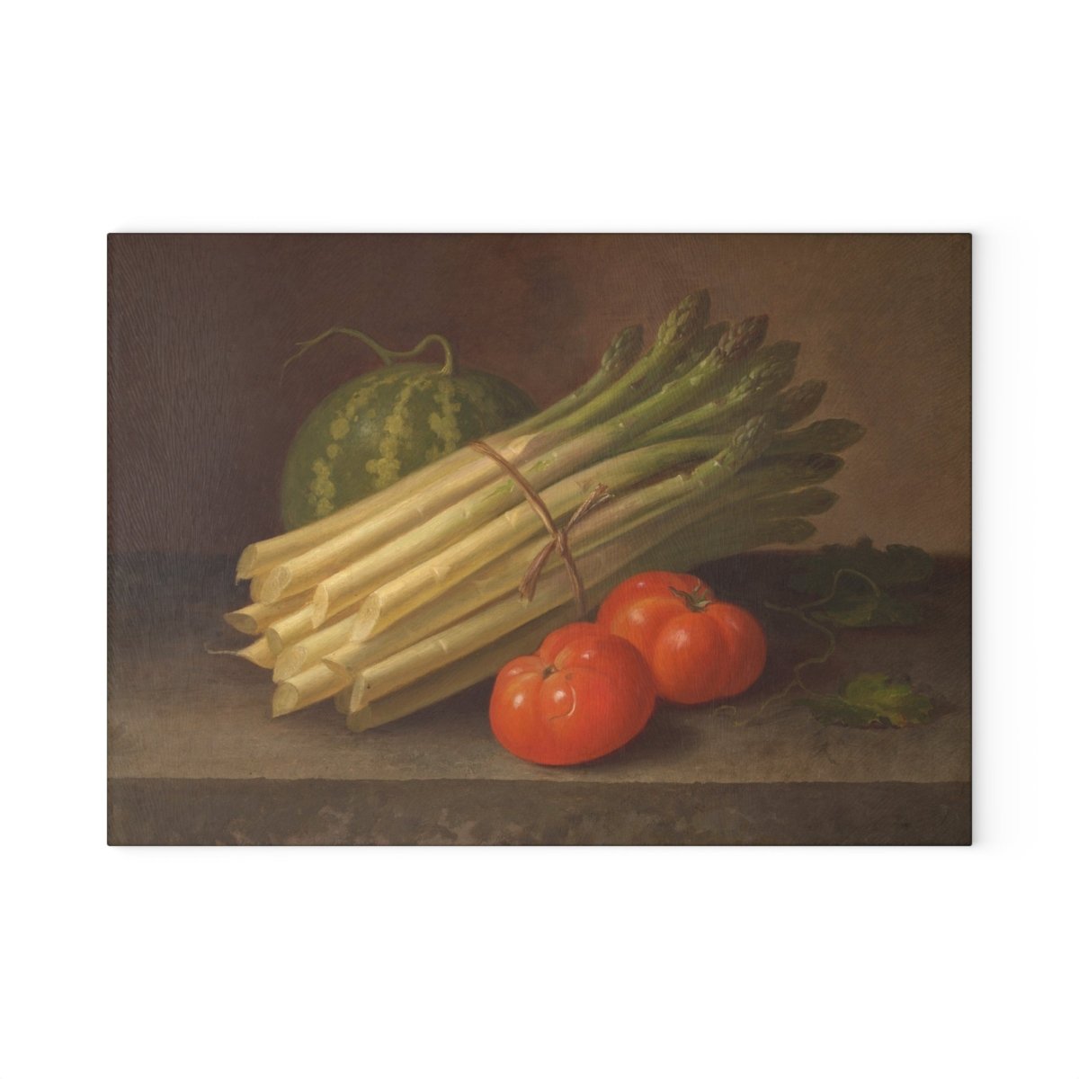 Asparagus | Glass Chopping Board - Glass Chopping Board - Piccolo Fiore Prints