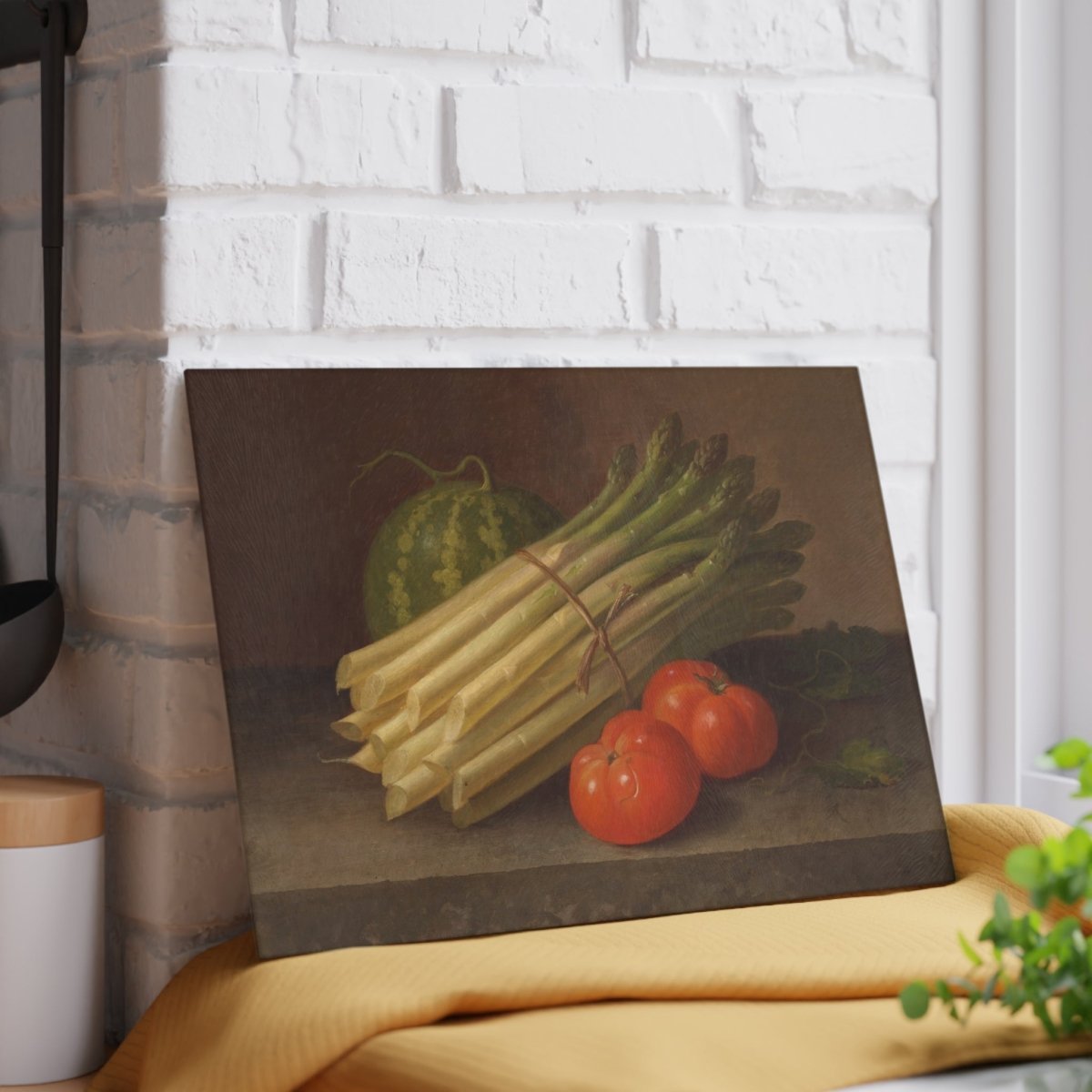 Asparagus | Glass Chopping Board - Glass Chopping Board - Piccolo Fiore Prints