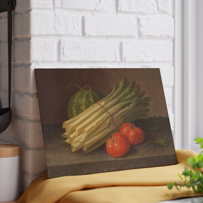 Asparagus | Glass Chopping Board - Glass Chopping Board - Piccolo Fiore Prints