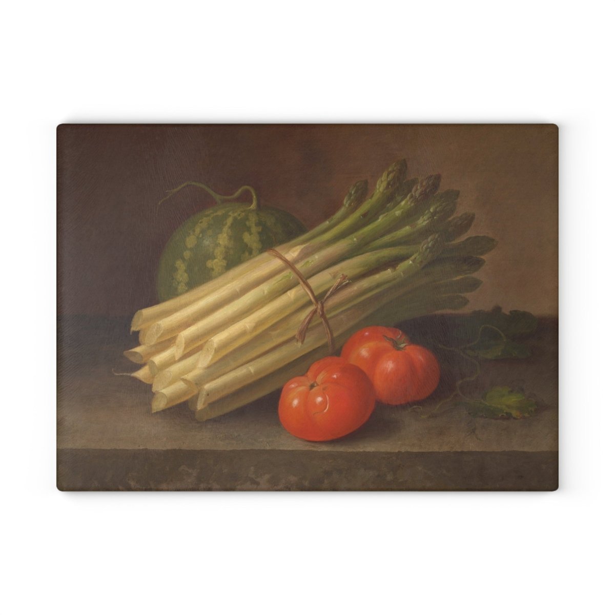Asparagus | Glass Chopping Board - Glass Chopping Board - Piccolo Fiore Prints