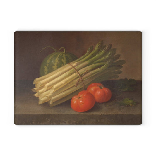 Asparagus | Glass Chopping Board - Glass Chopping Board - Piccolo Fiore Prints