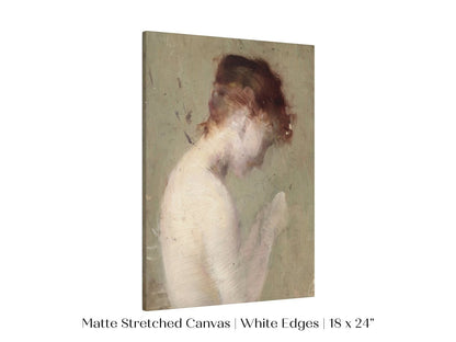 Auburn Nude | P374 - Single Art Prints - Piccolo Fiore Prints