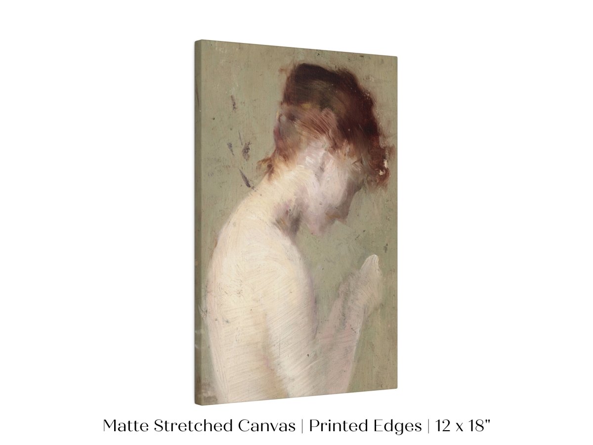 Auburn Nude | P374 - Single Art Prints - Piccolo Fiore Prints