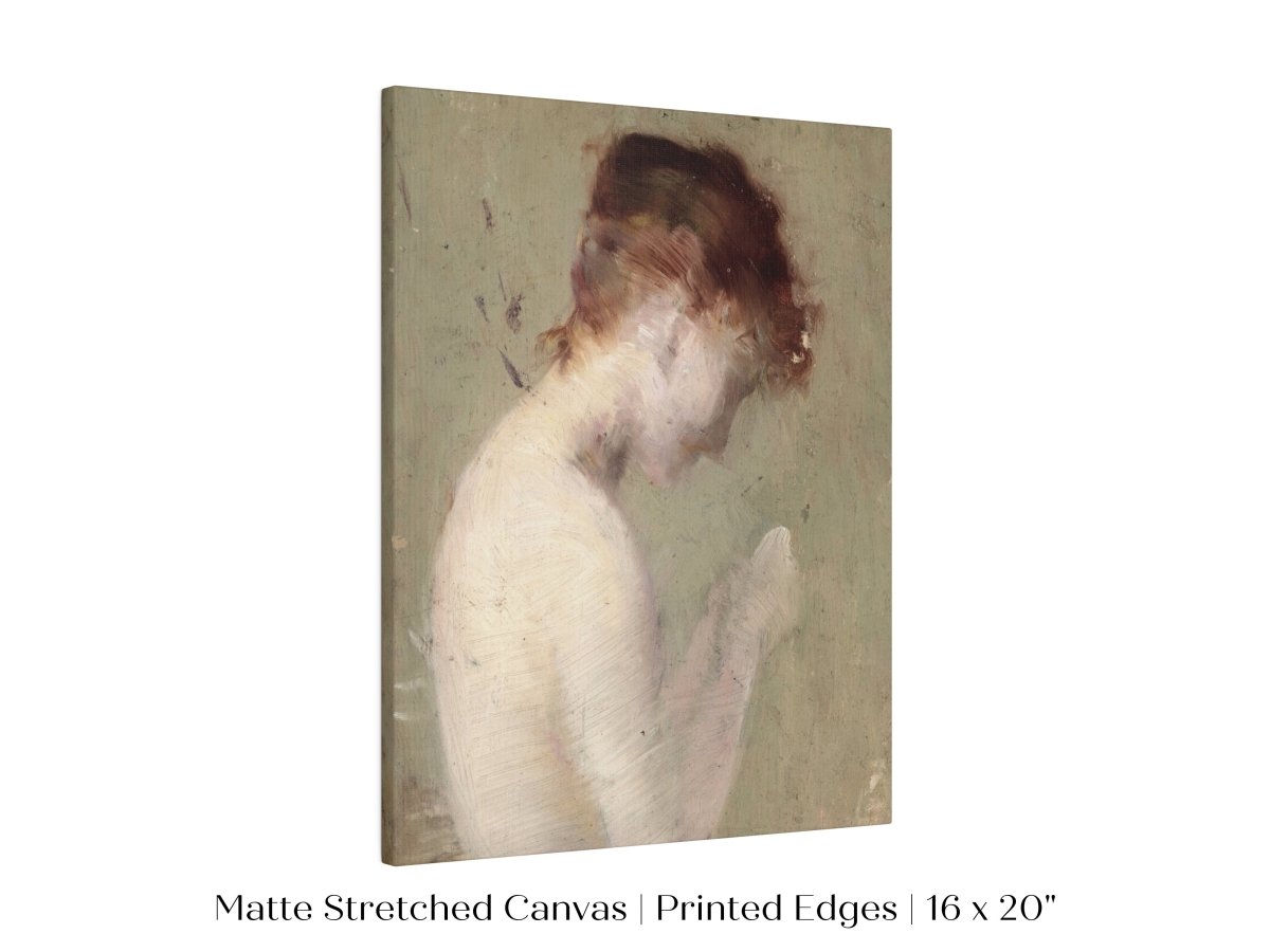 Auburn Nude | P374 - Single Art Prints - Piccolo Fiore Prints