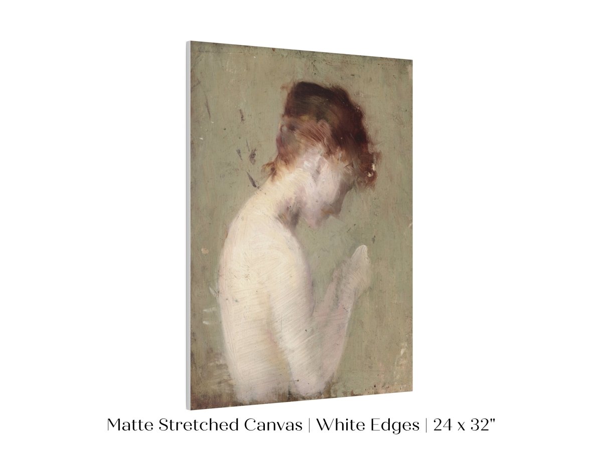 Auburn Nude | P374 - Single Art Prints - Piccolo Fiore Prints