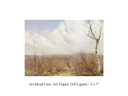 Autumn Day in the Woods | P311 - Single Art Prints - Piccolo Fiore Prints