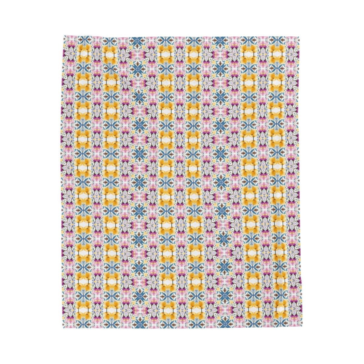 Aztec Check | Minky Throw Blanket - Minky Throw Blanket - Piccolo Fiore Prints