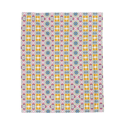 Aztec Check | Minky Throw Blanket - Minky Throw Blanket - Piccolo Fiore Prints