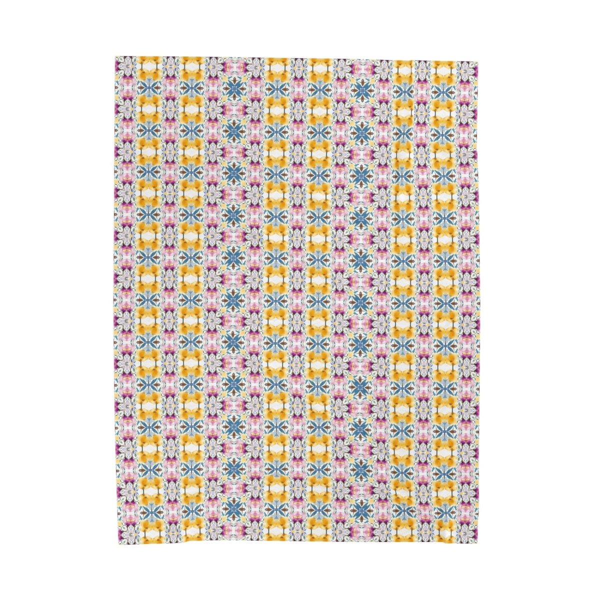 Aztec Check | Minky Throw Blanket - Minky Throw Blanket - Piccolo Fiore Prints