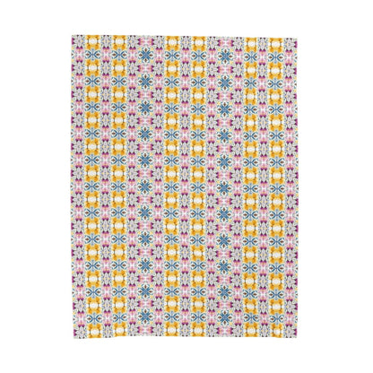Aztec Check | Minky Throw Blanket - Minky Throw Blanket - Piccolo Fiore Prints