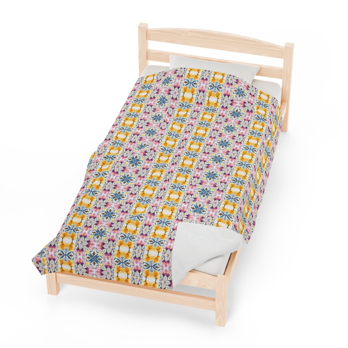 Aztec Check | Minky Throw Blanket - Minky Throw Blanket - Piccolo Fiore Prints