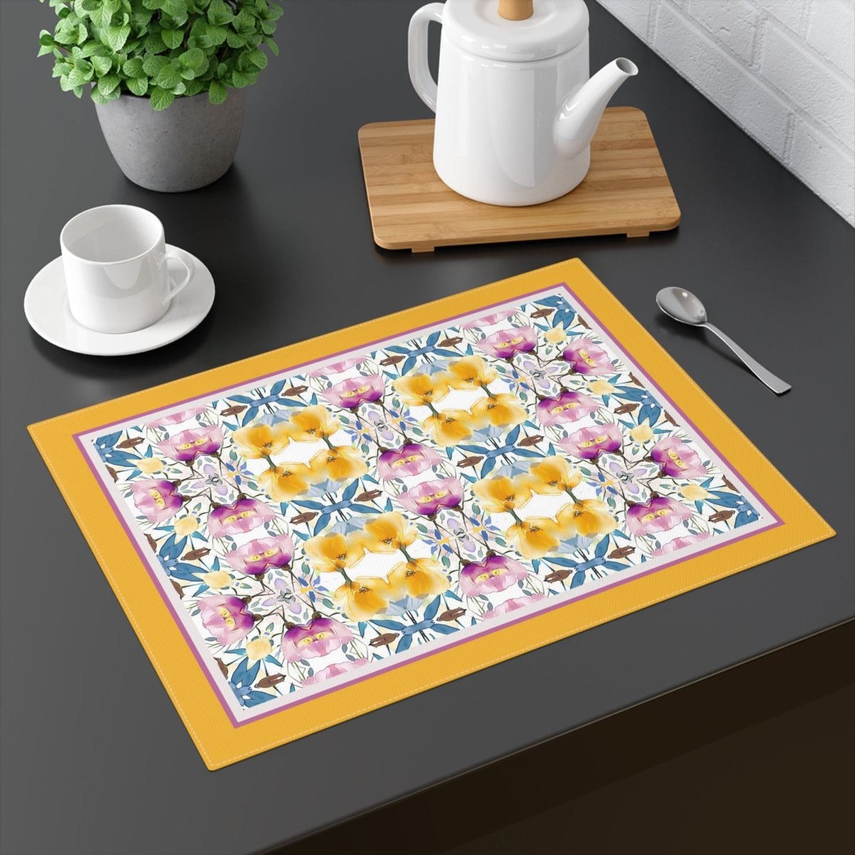 Aztec Check | Placemat - Cotton Twill Placemat - Piccolo Fiore Prints