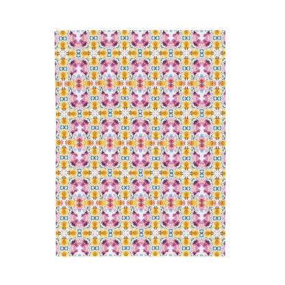Aztec Floral Arch | Minky Throw Blanket - Minky Throw Blanket - Piccolo Fiore Prints