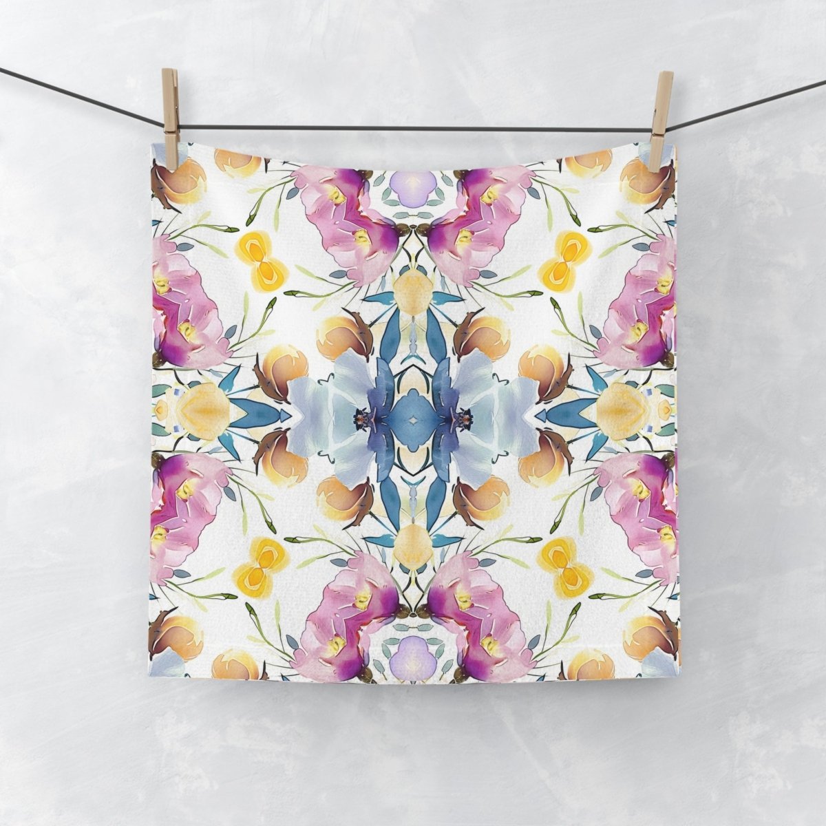Aztec Floral Bow | Face Towel - Face Towel - Piccolo Fiore Prints