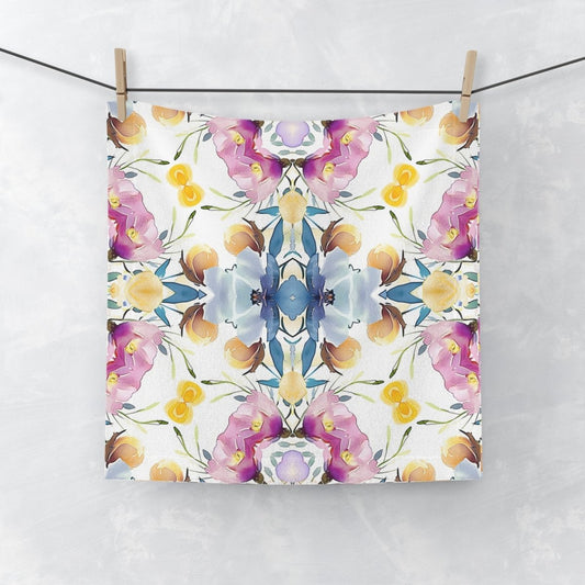 Aztec Floral Bow | Face Towel - Face Towel - Piccolo Fiore Prints