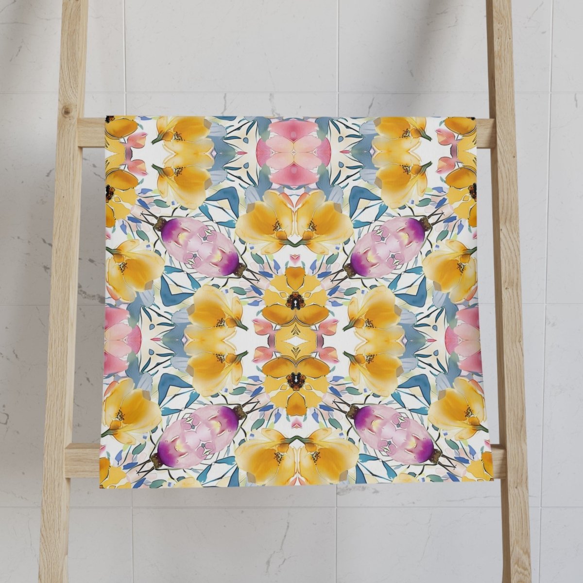 Aztec Floral Bow | Hand Towel - Hand Towel - Piccolo Fiore Prints