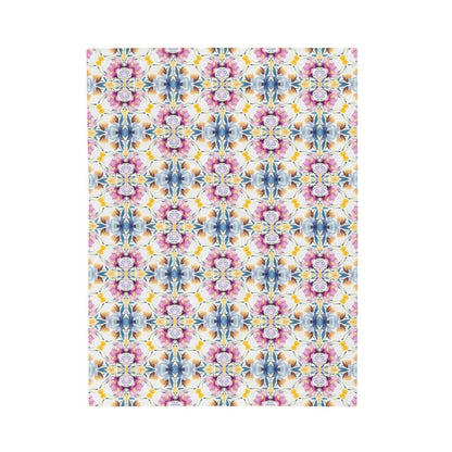 Aztec Floral Bow | Minky Throw Blanket - Minky Throw Blanket - Piccolo Fiore Prints