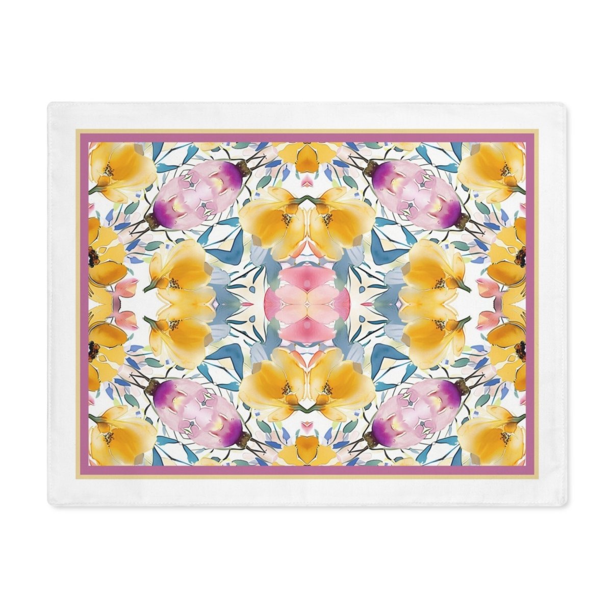 Aztec Floral Bow | Placemat - Cotton Twill Placemat - Piccolo Fiore Prints