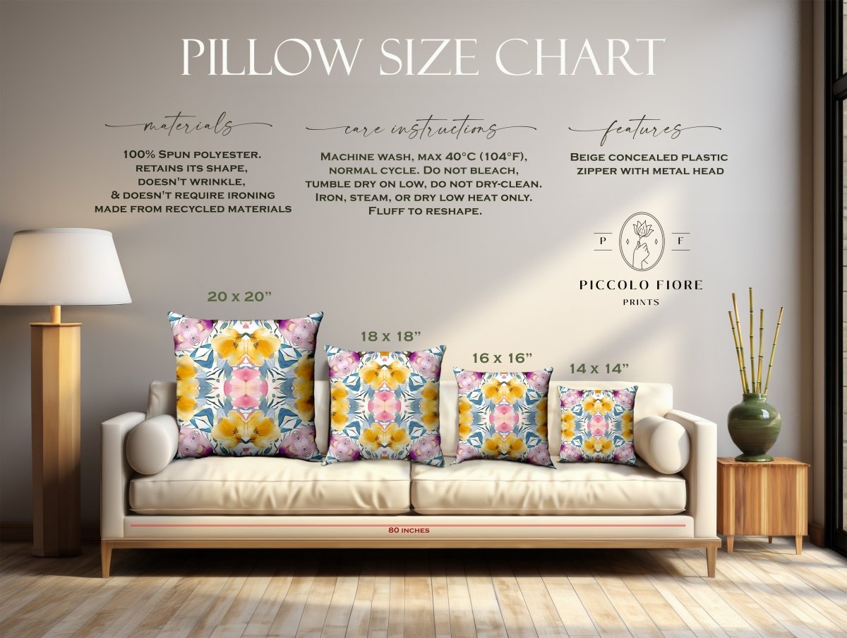 Aztec Floral Bow | Throw Pillow - Throw Pillow - Piccolo Fiore Prints