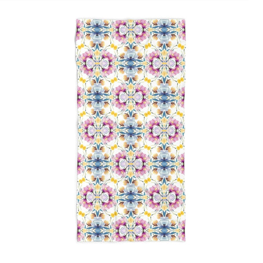 Aztec Floral Bows | Beach Towel - Beach Towel - Piccolo Fiore Prints