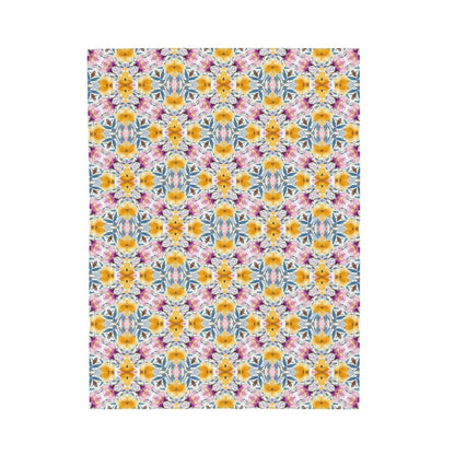 Aztec Floral Damask | Minky Throw Blanket - Minky Throw Blanket - Piccolo Fiore Prints