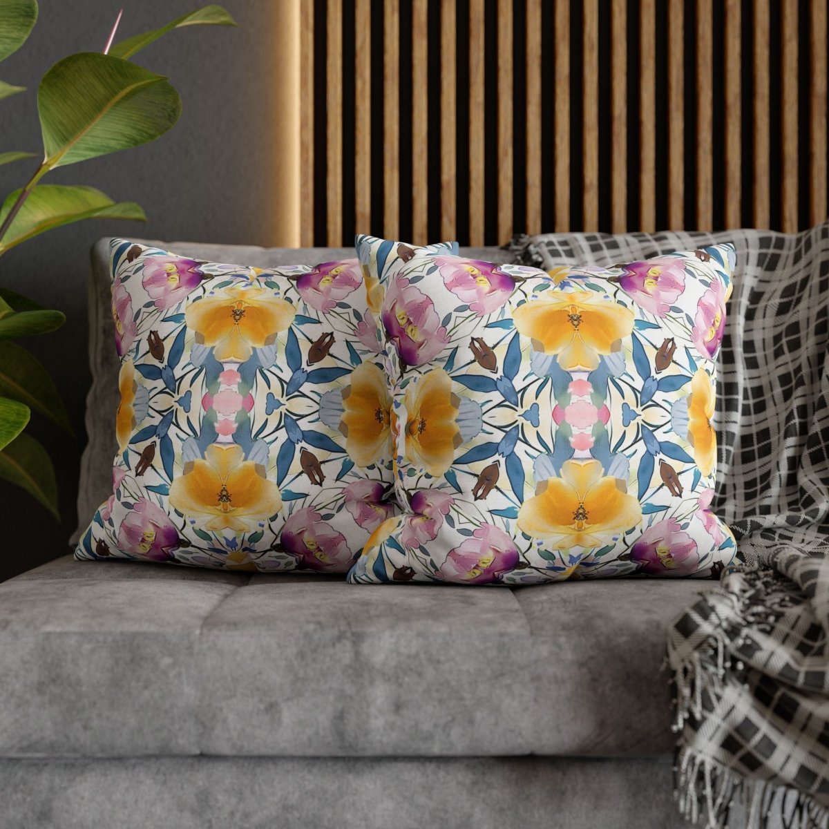 Aztec Floral Damask | Throw Pillow - Throw Pillow - Piccolo Fiore Prints
