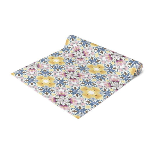Aztec Retro Tile | Table Runner - Table Runner - Piccolo Fiore Prints