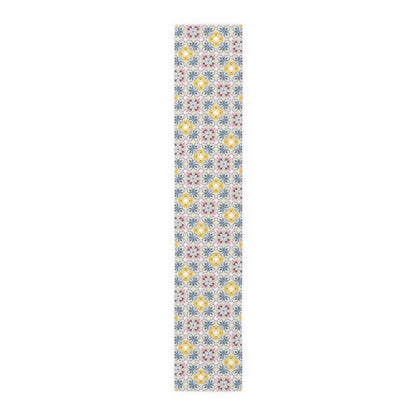 Aztec Retro Tile | Table Runner - Table Runner - Piccolo Fiore Prints