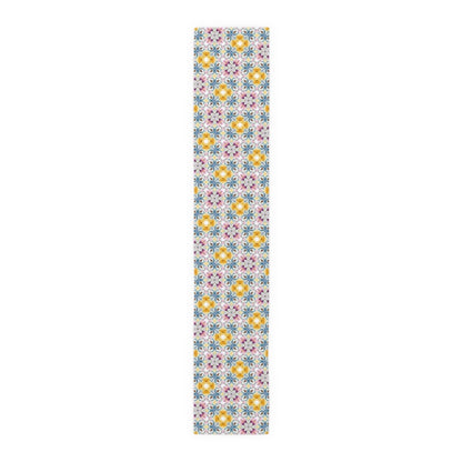 Aztec Retro Tile | Table Runner - Table Runner - Piccolo Fiore Prints