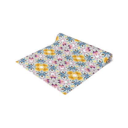 Aztec Retro Tile | Table Runner - Table Runner - Piccolo Fiore Prints