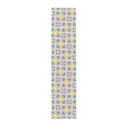 Aztec Retro Tile | Table Runner - Table Runner - Piccolo Fiore Prints