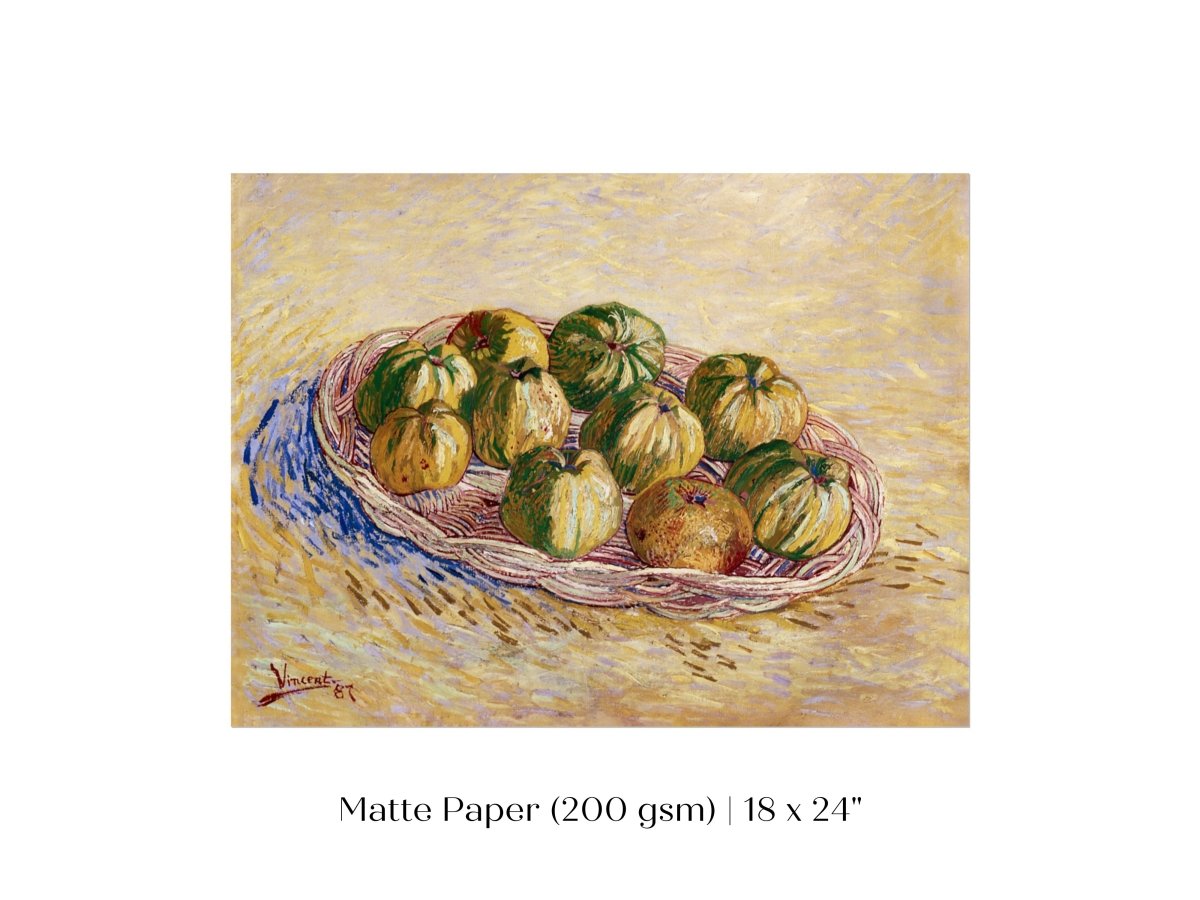 Basket of Apples | P27 - Single Art Prints - Piccolo Fiore Prints