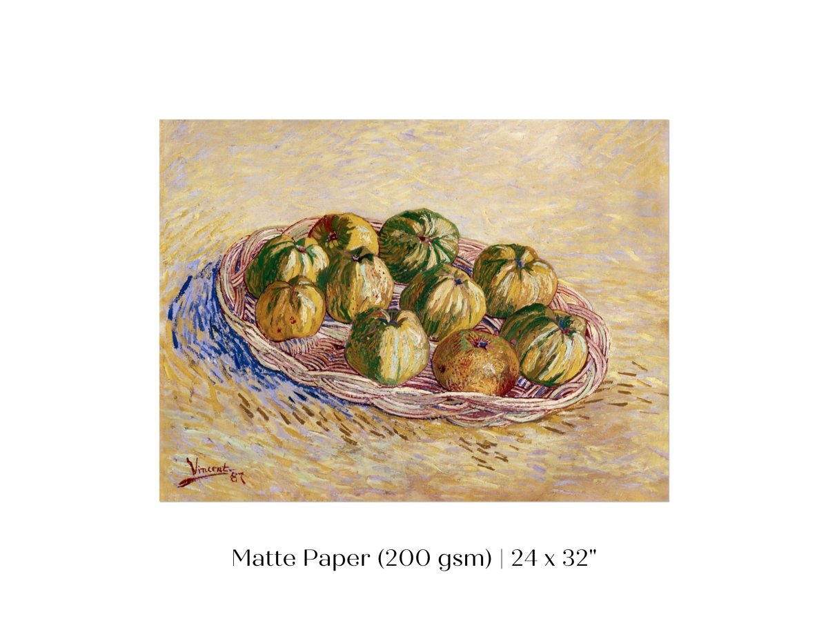 Basket of Apples | P27 - Single Art Prints - Piccolo Fiore Prints