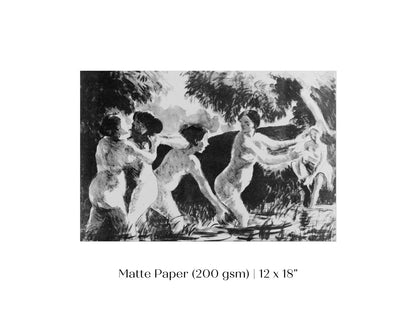 Bathing | P446 - Single Art Prints - Piccolo Fiore Prints