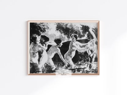 Bathing | P446 - Single Art Prints - Piccolo Fiore Prints