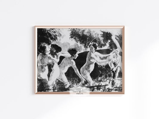 Bathing | P446 - Single Art Prints - Piccolo Fiore Prints