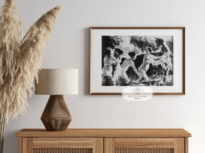 Bathing | P446 - Single Art Prints - Piccolo Fiore Prints