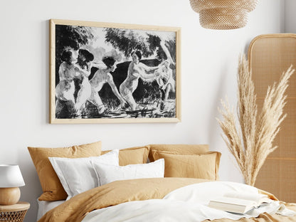 Bathing | P446 - Single Art Prints - Piccolo Fiore Prints