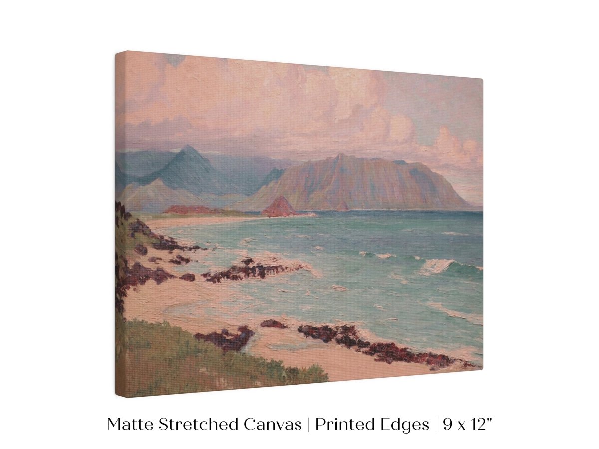 Beach, Mountains and Clouds | P422 - Single Art Prints - Piccolo Fiore Prints