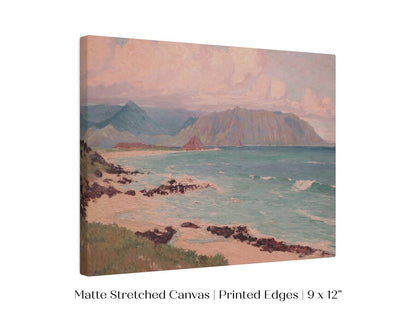 Beach, Mountains and Clouds | P422 - Single Art Prints - Piccolo Fiore Prints