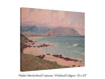 Beach, Mountains and Clouds | P422 - Single Art Prints - Piccolo Fiore Prints