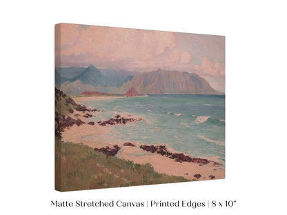 Beach, Mountains and Clouds | P422 - Single Art Prints - Piccolo Fiore Prints