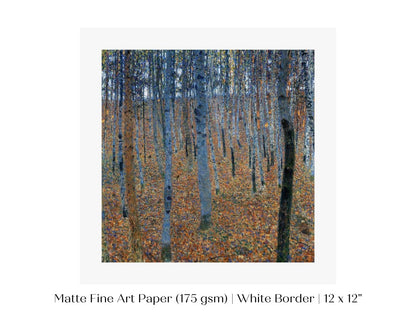 Beech Grove | P209 - Single Square Art Prints - Piccolo Fiore Prints