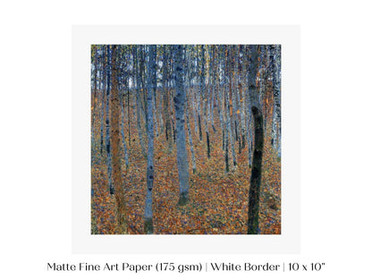 Beech Grove | P209 - Single Square Art Prints - Piccolo Fiore Prints