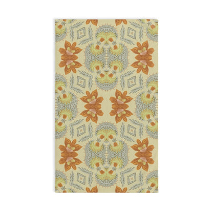 Bella Bouquet Damask in Soft Cream and Grey | Hand Towel - Hand Towel - Piccolo Fiore Prints