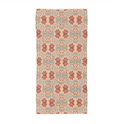 Bella Bouquet Floral Damask in Plaster Pink | Beach Towel - Beach Towel - Piccolo Fiore Prints
